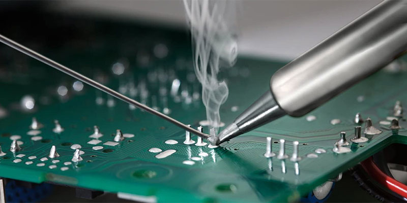 soldering circuit boards